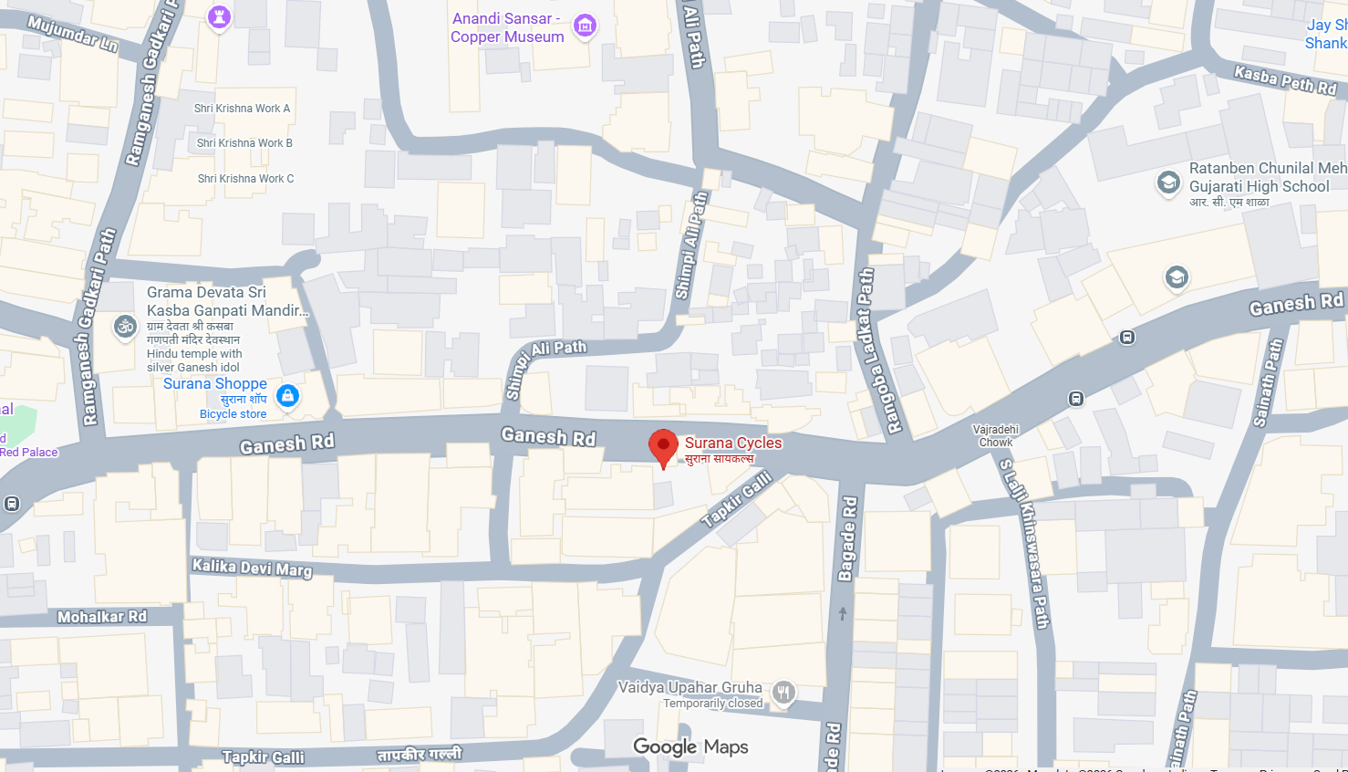 Google Map of Location